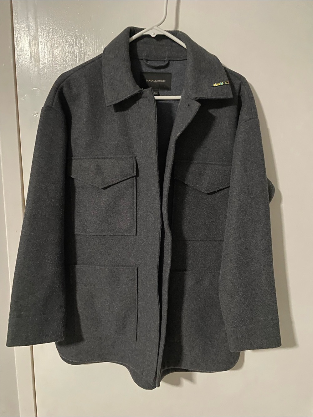 Banana Republic Charcoal Shacket